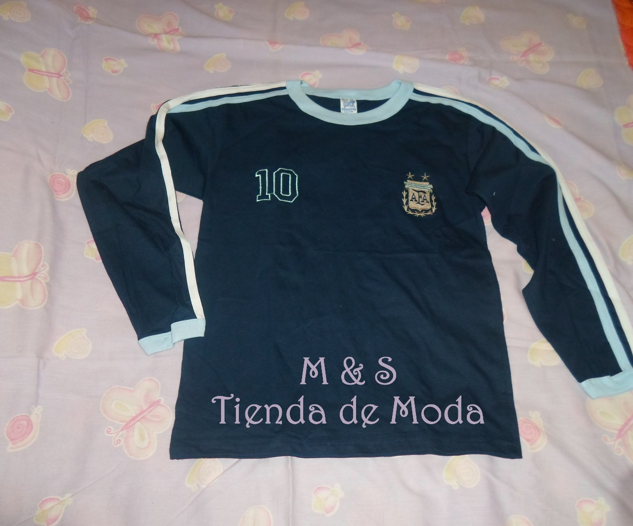 Para nuestros nenes. Camiseta de Argentina (frente)